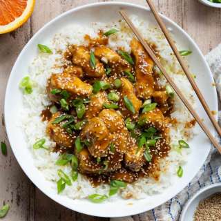 Air Fryer Orange Chicken
