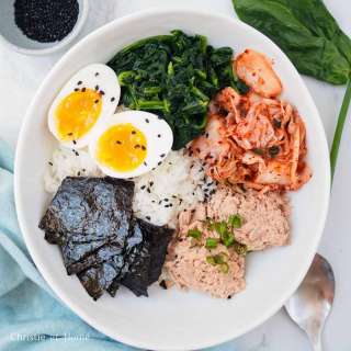 Quick & Easy Deconstructed Tuna Kimbap Bowl