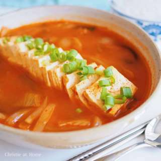 Quick & Easy Tofu Kimchi Jjigae (Vegan)
