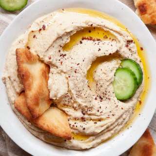 Homemade Hummus in Blender