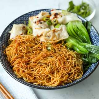 Quick & Easy Dry Wonton Noodles