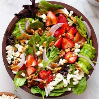 Strawberry Goat Cheese Salad