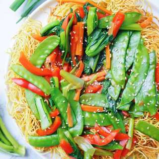 Quick & Easy Cantonese Vegetable Chow Mein