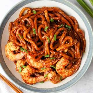 Easy 15-min. Chili Garlic Shrimp Noodles