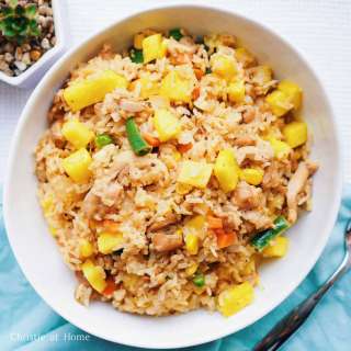 Quick & Easy Chicken Pineapple Fried Rice