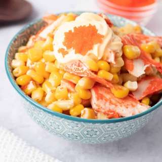 Easy 5-min. Japanese Crab Corn Salad