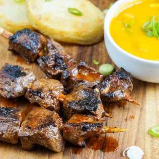 Anticuchos de Corazón (Peruvian Beef Heart Skewers)