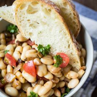 Tuscan White Bean Salad Recipe