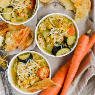 Healthy Summer Zucchini Corn Chowder
