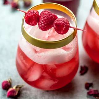 Raspberry Rose Water Cocktail Recipe