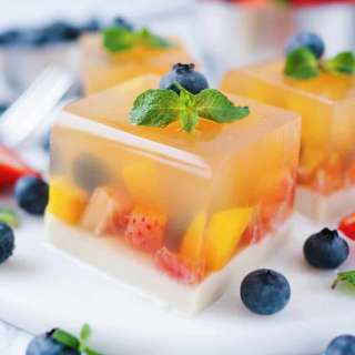Easy & Simple Vegan Fruit Jelly Cake