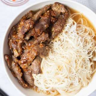 HK Style Satay Beef Noodle Soup