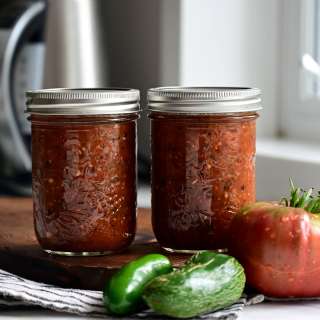 Charred, Smoky Salsa Roja (Fresh or Canned Recipe)