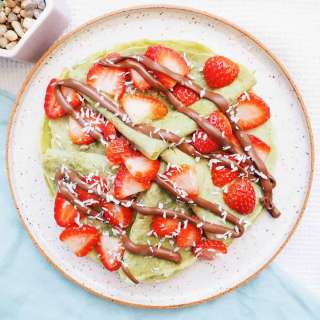 Quick & Easy Matcha Crepes