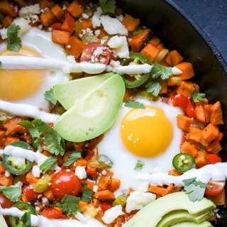 Sweet Potato Hash with Eggs Recipe