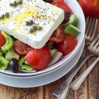 Classic Greek Salad Recipe (Horiatiki Recipe)