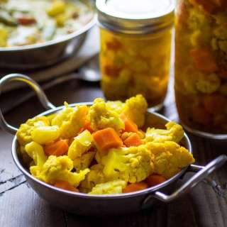 Curried Carrot and Cauliflower Pickles Recipe