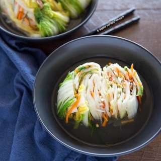 Non-Spicy White Kimchi (Baek Kimchi)