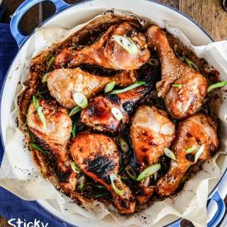 Sticky Honey Soy Chicken Drumsticks