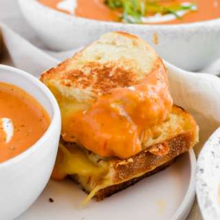 Three-Cheese Grilled Cheese