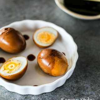 Korean Style Braised Eggs
