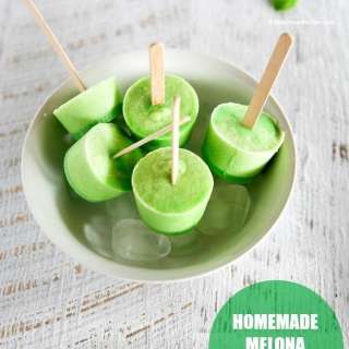 Homemade Melona Bar (Honeydew Melon Ice Pops)