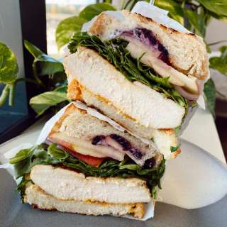 Chicken Apple Sandwich with Goat Cheese
