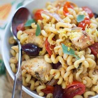 Greek Chicken Pasta Recipe