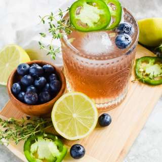 Blueberry Texas Ranch Water