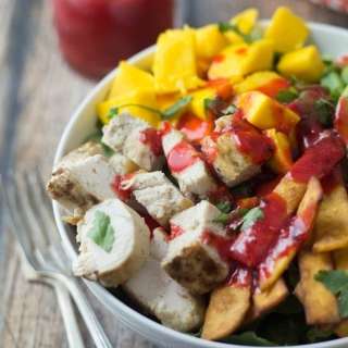 Mexican Chicken Salad with Chipotle Raspberry Dressing Recipe