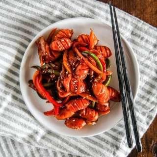 Korean Style Sausage Stir Fry