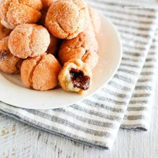 Nutella Mochi Donut Holes