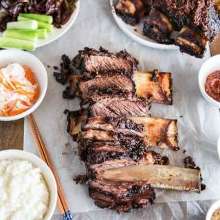 Oven Baked Korean BBQ Beef Ribs
