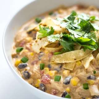 Creamy Chicken Enchilada Soup Recipe