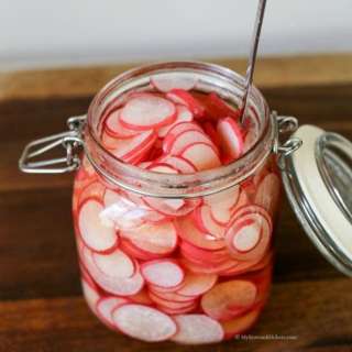 Korean Style Pink Radish Pickles