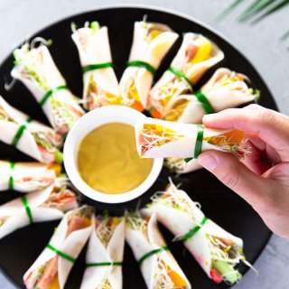 Korean Pickled Radish Wraps (Mussammari)