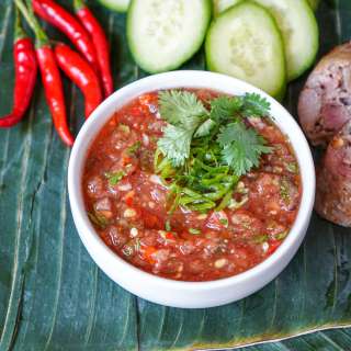 Jeow Mak Len (Lao Tomato Dipping Sauce)