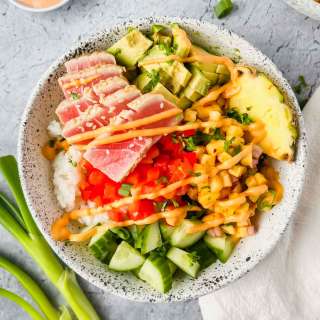 Seared Tuna Poke Bowl