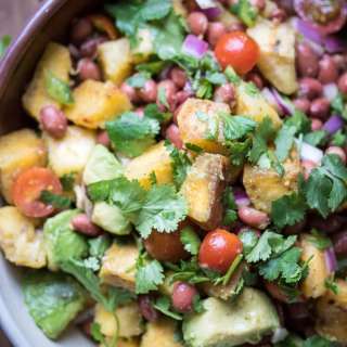 Caribbean Salad with Plantains and Avocados Recipe