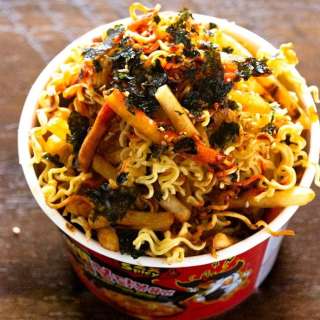 Nuclear Fire Noodle Fries