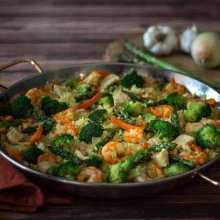 Shrimp and Chicken Paella Recipe
