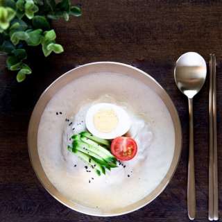 Kongguksu (Soy Milk Noodle Soup)