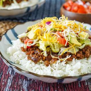 Takoraisu (Okinawan Taco Rice)