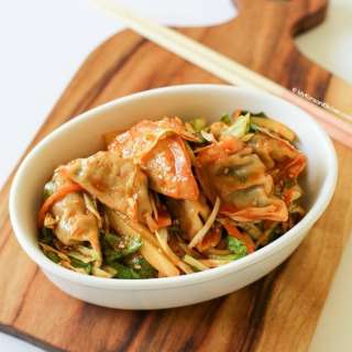 Bibim Mandu (Korean Potsticker Salad)