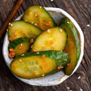 Spicy Korean Cucumber Salad Recipe