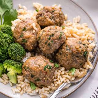 Asian Turkey Meatballs