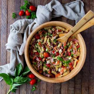 Italian Pasta Salad with Pepperoni Recipe