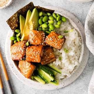 Salmon Teriyaki Bowls