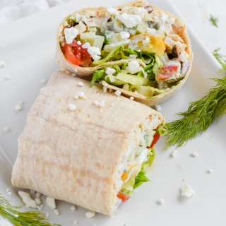 Mediterranean Chicken Wrap