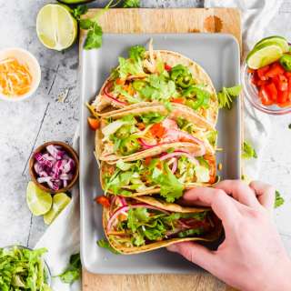 Crockpot Beer Chicken Tacos